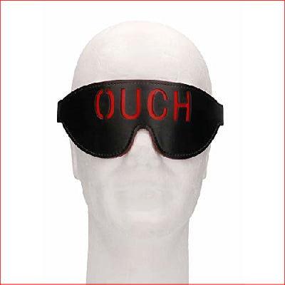 Ouch Blindfold Black & Red