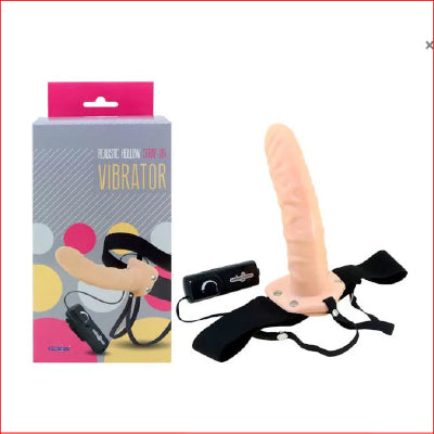 Realistic Hollow Strap-On Vibrating