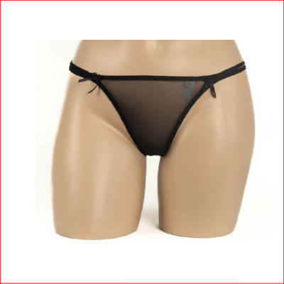 Tassel G-String Black O/S