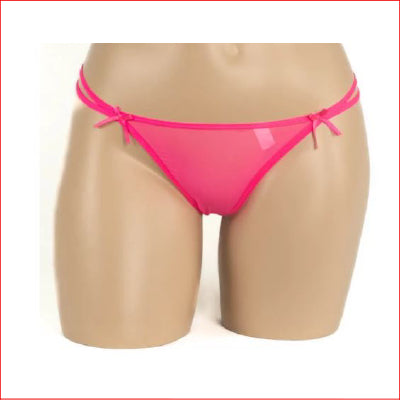 Tassel G-String Hot Pink O/S