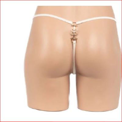 Jeweled Lace G-String White O/S