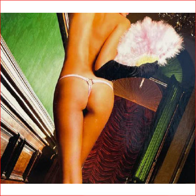 Baci - Pouch Thong with Metal Rings Pink