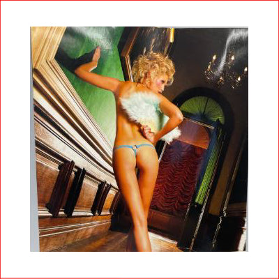 Baci - Pouch Thong with Metal Rings Light Blue