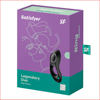 Satisfyer Legendary Duo Ring Black
