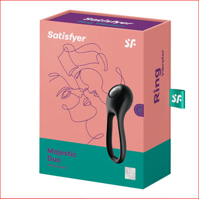 Satisfyer Magestic Duo Ring Black