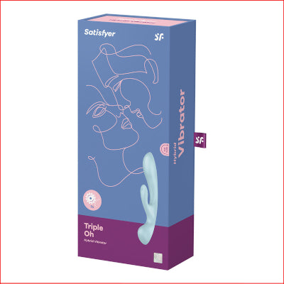 Satisfyer Triple OH Light Blue