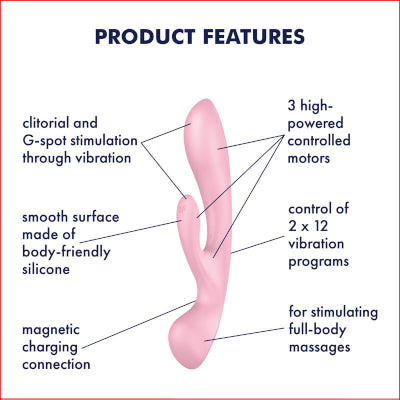 Satisfyer Triple OH Pink