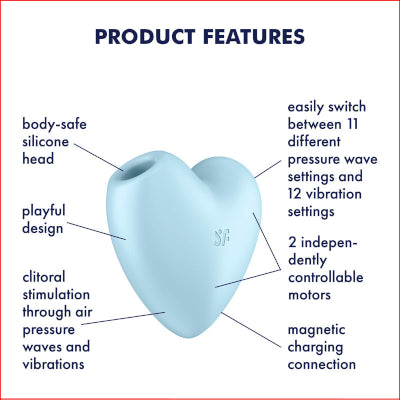 Satisfyer Cutie Heart Blue