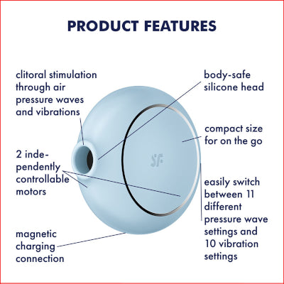 Satisfyer Pro To Go 3 Blue