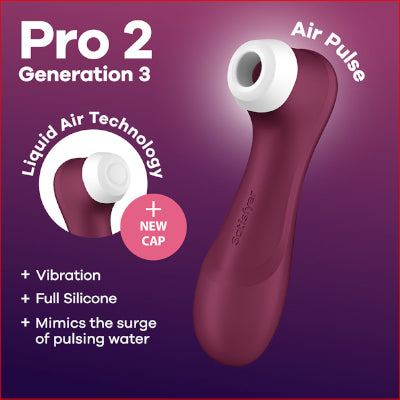 Satisfyer Pro 2 Generation 3 - Wine Red