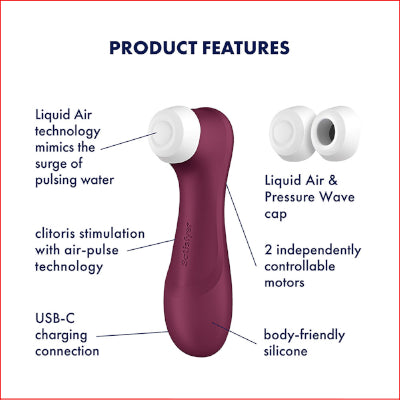 Satisfyer Pro 2 Generation 3 - Wine Red