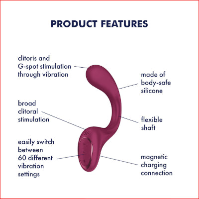 Satisfyer G For Goddess 2 - Wine Red