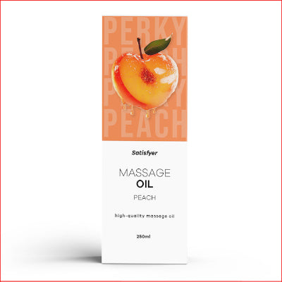 Satisfyer Massage Oil 250 ml Peach