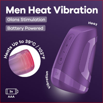 Satisfyer Men Heat Vibration - Battery Series
