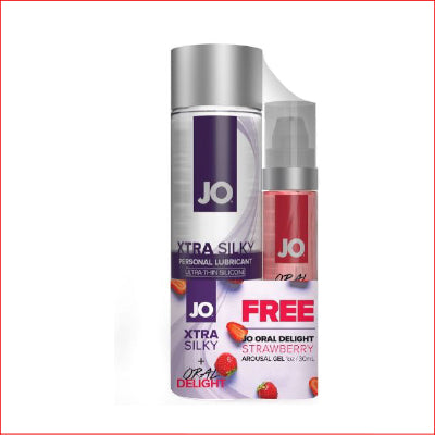 Jo Xtra Silky Thin Special  Free Stawberry Oral Delight