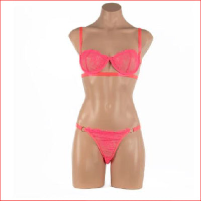 Fluro Colours 2pce Set Hot Pink Medium