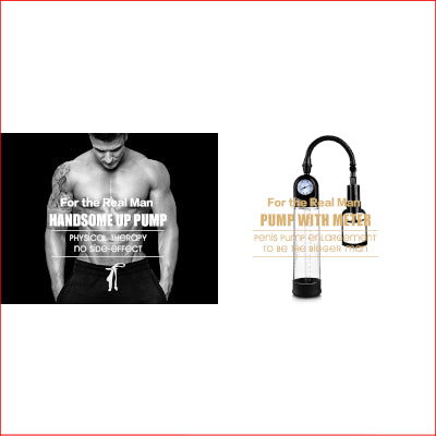 MEN Pull Rod Penis Pump with Gauge