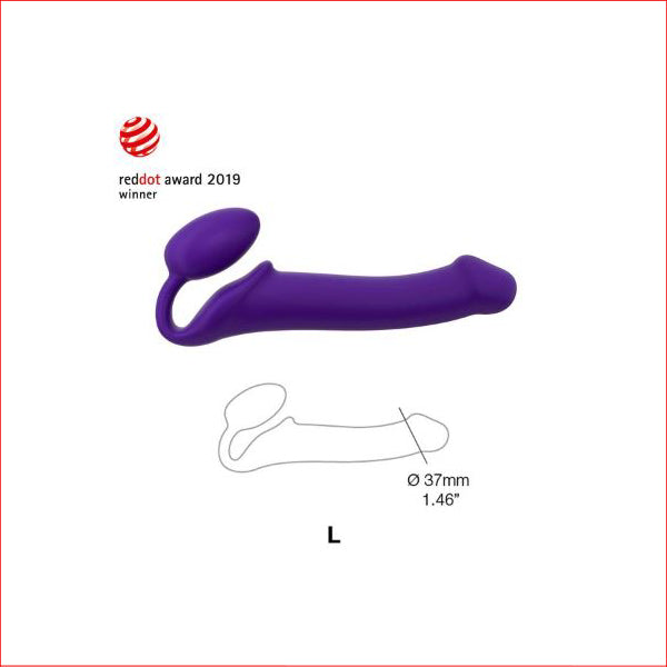 Strap On Me Strapless Large Purple
