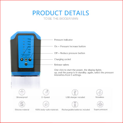MEN Intelligent Automatic Pump Blue
