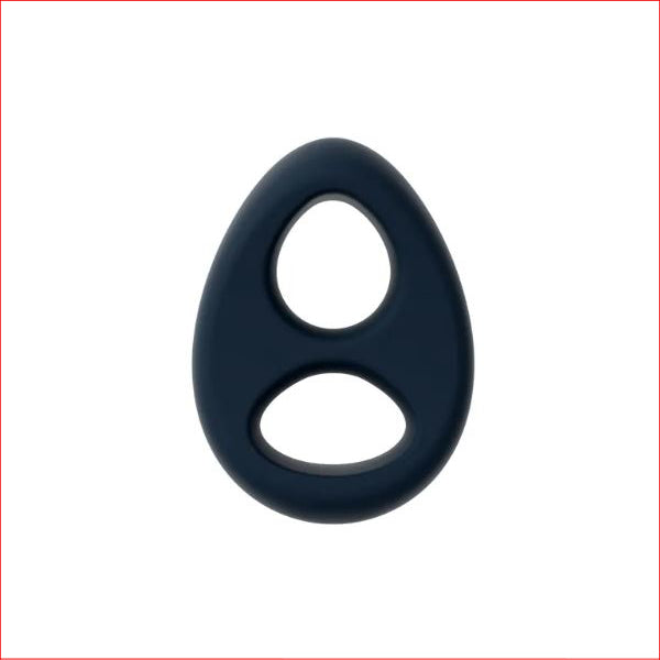 Silicone Tear Drop Cock Ring Black