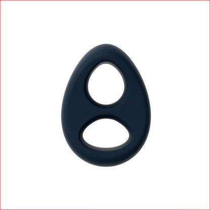 Silicone Tear Drop Cock Ring Black