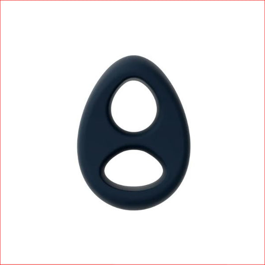 Silicone Tear Drop Cock Ring Black