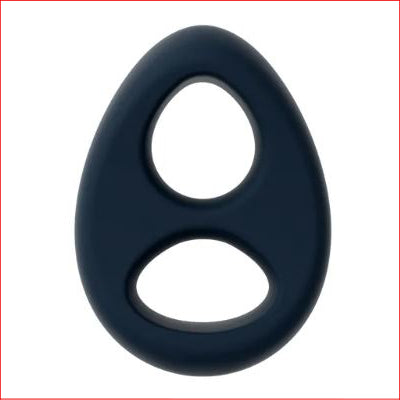 Silicone Tear Drop Cock Ring Black