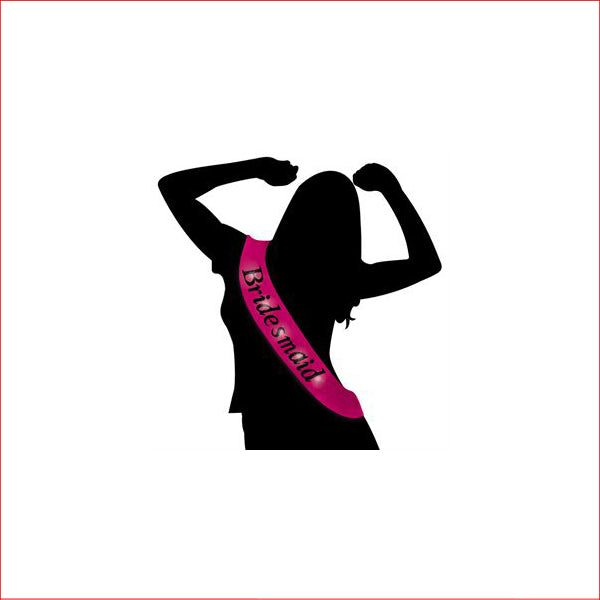 Bridesmaid Flashing Sash