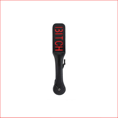BB Bitch Cut Out Paddle Blk