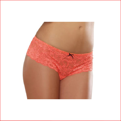 Open Crotch Boy Short Coral Medium