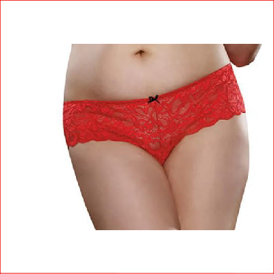 Open Crotch Boy Short Ruby 1X/2X