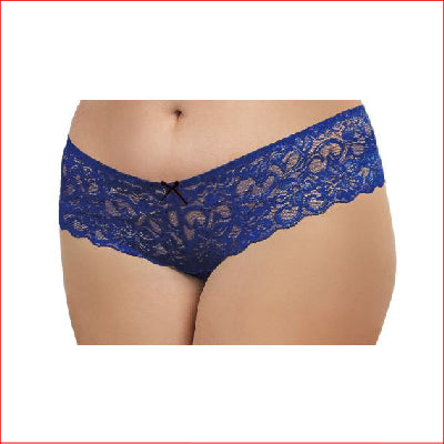 Open Crotch Boy Short Sapphire 1X/2X