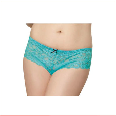 Open Crotch Boy Short Turquoise 1X/2X