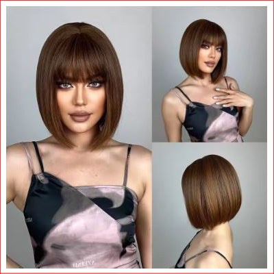 Short Straight Bob Wig