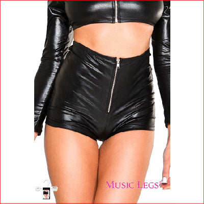 Wet Look Shorts Medium