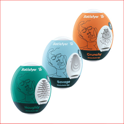 Satisfyer Naughty, Savage & Crunchy Eggs