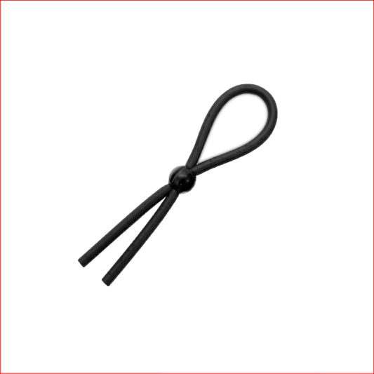 Silicone Cock Tie Black