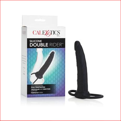 Silicone Double Rider Black