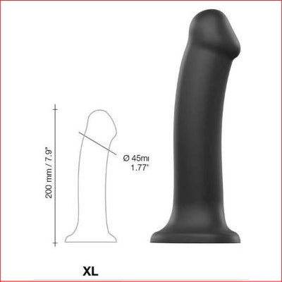 Strap On Me Dual Density Blk XL