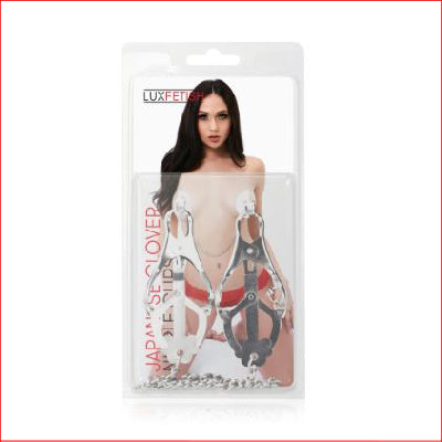 Lux Fetish Japanese Clover Nipple Clamps