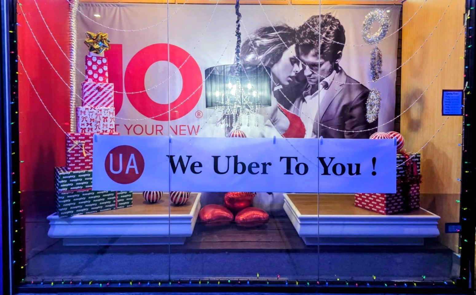 Adult Toys Express Christmas Window