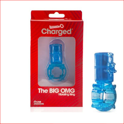 The Big Omg Vibrating Ring Blue