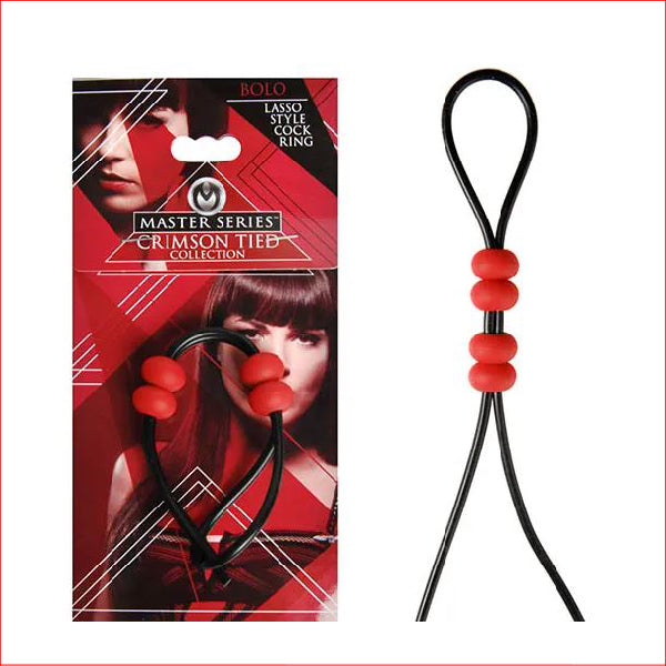 Master Series Crimson Tied Bolo Lasso