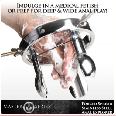 Master Series Forced Spread Stainless Steel anal Explorer