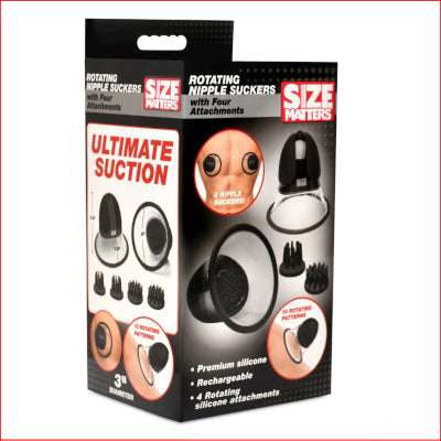 Size Matters 10X Rotating Suckers 4pce