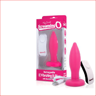 Screaming O Vibrating Plug w Remote