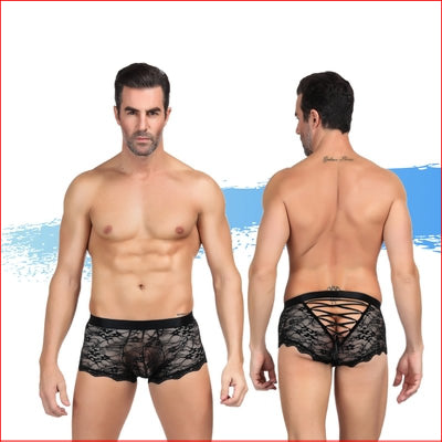 Ashella Mica Lace Boxer Black L/XL