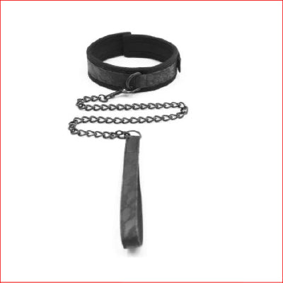 BB Lace Imprinted Leather Collar & Lead