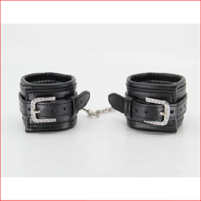 Black Wrist Cuff Diamante Blk ll