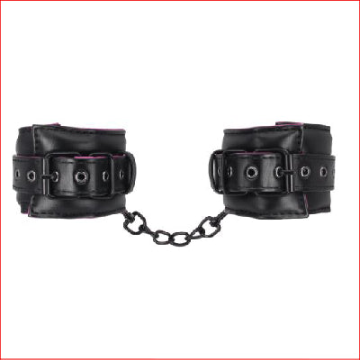 Padde Cuffs Hot Pink & Black